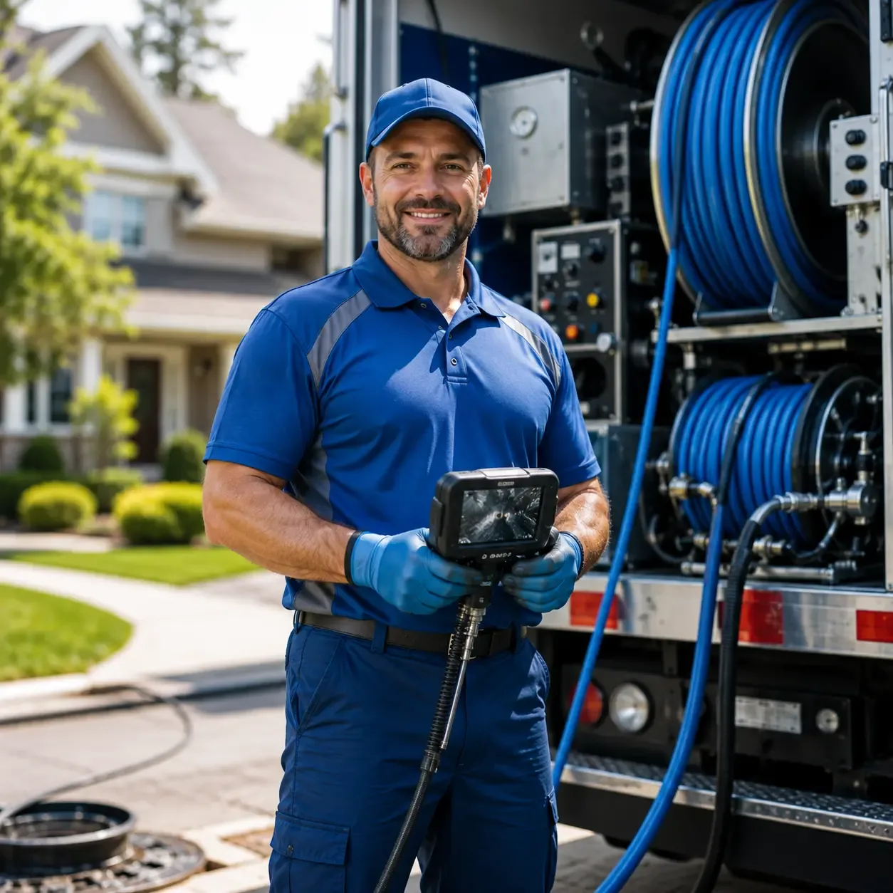 Local outdoor drain cleaning specialists in Jeffersonville, KY